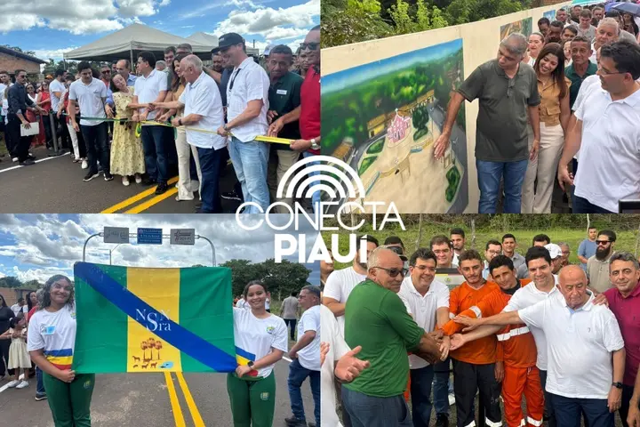 Rafael Fonteles entrega asfalto e anuncia novos investimentos em Nazaré