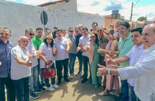 Rafael Fonteles entrega obras de mobilidade urbana e saúde em Corrente (Foto: João Allbert)