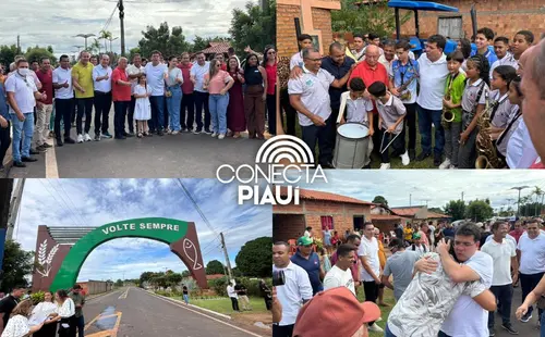 Rafael Fonteles entrega obras e amplia serviços em Campo Largo do Piauí