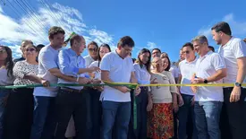 Rafael Fonteles inaugura obras e anuncia investimentos em Capitão de Campos (Foto: Conecta Piauí)