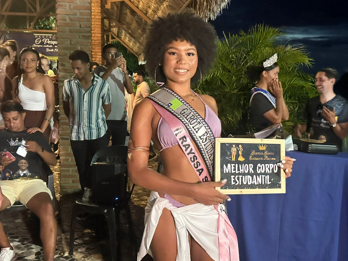 Rayssa da Cruz Silva, vencedora do corpo mais bonito