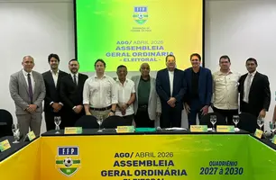 Robert Brown é aclamado e seguirá na presidência da FFP (Foto: Conecta Piauí)