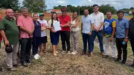 São João do Arraial assina ordem de serviço para construção de nova creche (Foto: Reprodução/Redes Sociais)