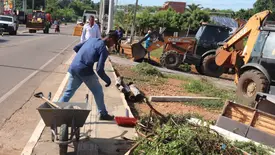 São Raimundo Nonato inicia nesta segunda grande mutirão de limpeza na cidade (Foto: Divulgação)