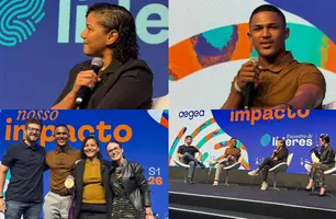 Sarah Menezes destaca liderança e impacto social em encontro da AEGEA (Foto: Reprodução)