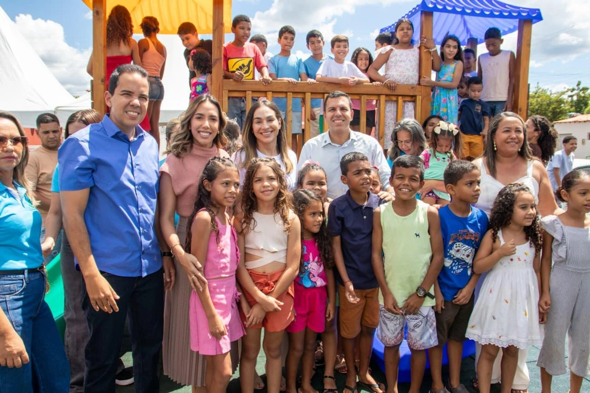 Seduc e Pacto pelas Crianças entregam nova brinquedopraça em Coronel José Dias