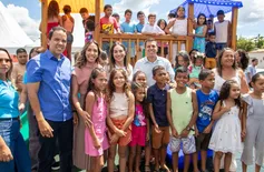 Seduc e Pacto pelas Crianças entregam nova brinquedopraça em Coronel José Dias