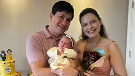 Sophia, filha dos médicos Denise Cury e Acilino Portela completa seu 1 mês (Foto: Instagram)