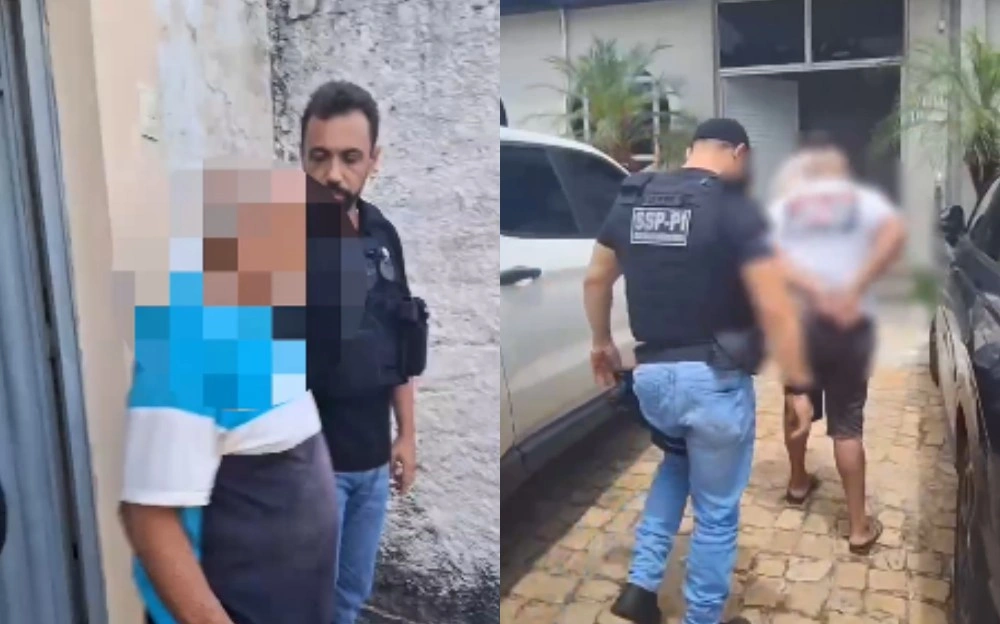 SSP-PI cumpre dois mandados de prisão por estupro de vulnerável em Teresina