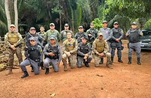 SSP-PI participa de apreensão de meia tonelada de entorpecentes em Caxias (Foto: Reprodução)