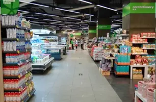 Supermercado funciona normalmente em Timon na Sexta-feira Santa (03) (Foto: Reprodução)