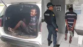 Suspeito de arrombamentos é preso após fugir da polícia em União (Foto: Reprodução)