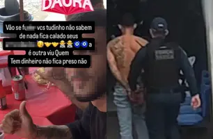 Suspeito de assalto é preso novamente após deboche nas redes sociais em Teresina (Foto: Reprodução)