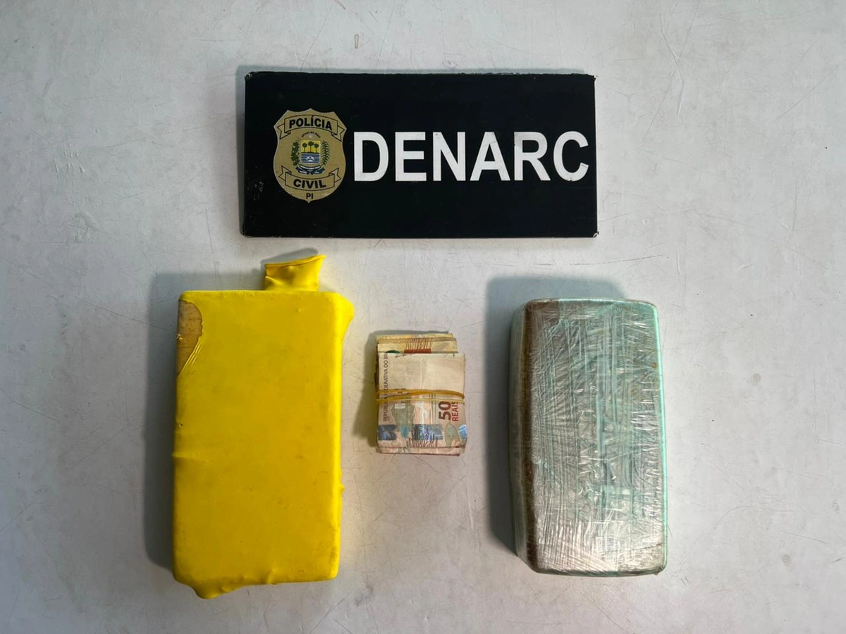 Suspeito de distribuir drogas é preso com 2 kg de crack e cocaína em Teresina