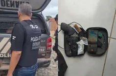 Suspeito de integrar facção é preso com arma e drogas na zona Leste de Teresina