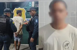 Suspeito de matar ex-companheiro de atual namorada a facadas é preso no Piauí (Foto: Reprodução/Homem da Notícia)