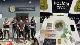 Suspeito de repassar nota falsa é preso com drogas em São Raimundo Nonato (Foto: Reprodução)