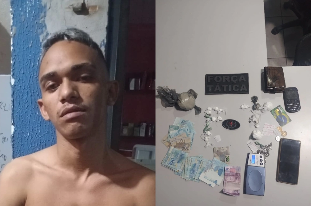 Suspeito de violência doméstica e tráfico de drogas é preso em Teresina