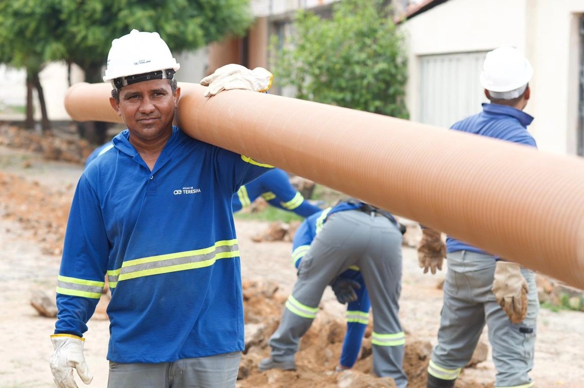 Teresina é a capital que mais investe em saneamento no Nordeste