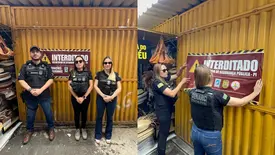 Trailer usado como fachada para o tráfico de drogas é interditado em Teresina (Foto: Divulgação/SSP-PI)