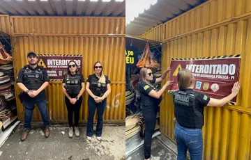 Trailer usado como fachada para o tráfico de drogas é interditado em Teresina