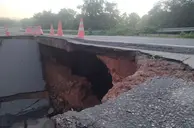 Trecho de ponte entre Parnaíba e Buriti dos Lopes cede e BR-343 é interditada