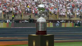 Troféu da Libertadores. (Foto: Alexandre Vidal/Flamengo)