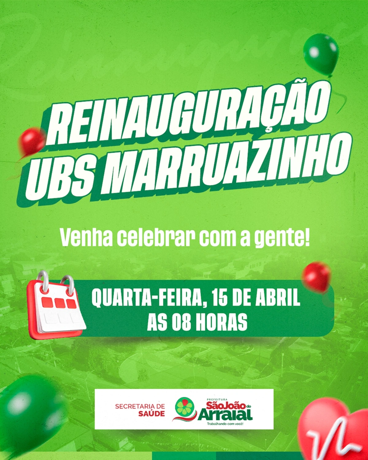 UBS do Marruazinho será reinaugurada nesta quarta (15) em São João do Arraial