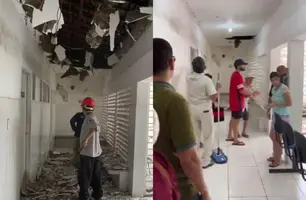 Unidade Básica de Saúde (UBS) Adelino Matos passa por reparos (Foto: Reprodução/FMS)