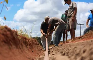 Uruçuí inicia implantação de rede de abastecimento de água no povoado Ambrósio (Foto: Reprodução)
