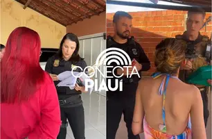 Vídeo: veja o momento em que blogueiras são alvos em operação contra o 'Tigrinho' (Foto: Reprodução)