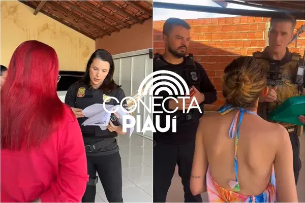 Vídeo: veja o momento em que blogueiras são alvos em operação contra o 'Tigrinho'