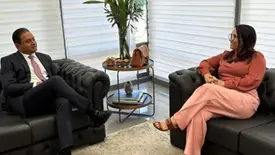 Weverton Rocha e Dinair (Foto: Reprodução)