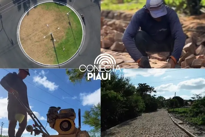 Zona rural de Parnaíba ganha pavimentação e melhora qualidade de vida
