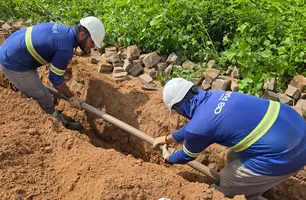 Águas do Piauí amplia rede no bairro Ipueiras e beneficia cerca de 50 famílias (Foto: Reprodução)