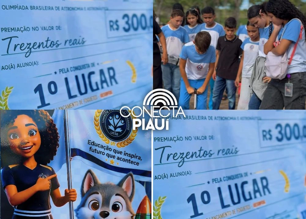 Alunos de Beneditinos participam de atividade de foguetes na OBA