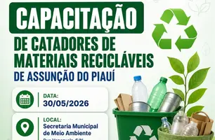 Assunção do Piauí promove capacitação para catadores de recicláveis (Foto: Reprodução)
