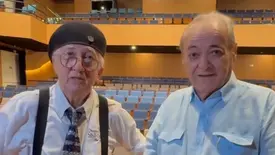 Aurélio Melo e Silvio Mendes (Foto: Reprodução)