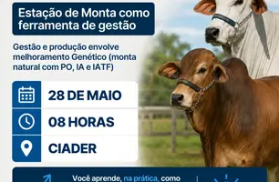 Baixa Grande do Ribeiro promove palestra sobre pecuária lucrativa e gestão no campo (Foto: Reprodução)