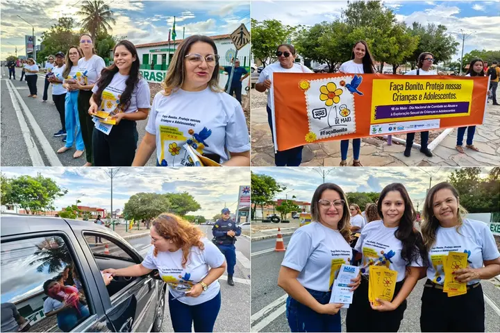 Blitz da Proteção leva alerta contra abuso infantil às ruas de Parnaíba