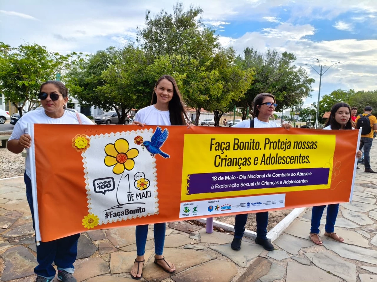 Blitz da Proteção leva alerta contra abuso infantil às ruas de Parnaíba