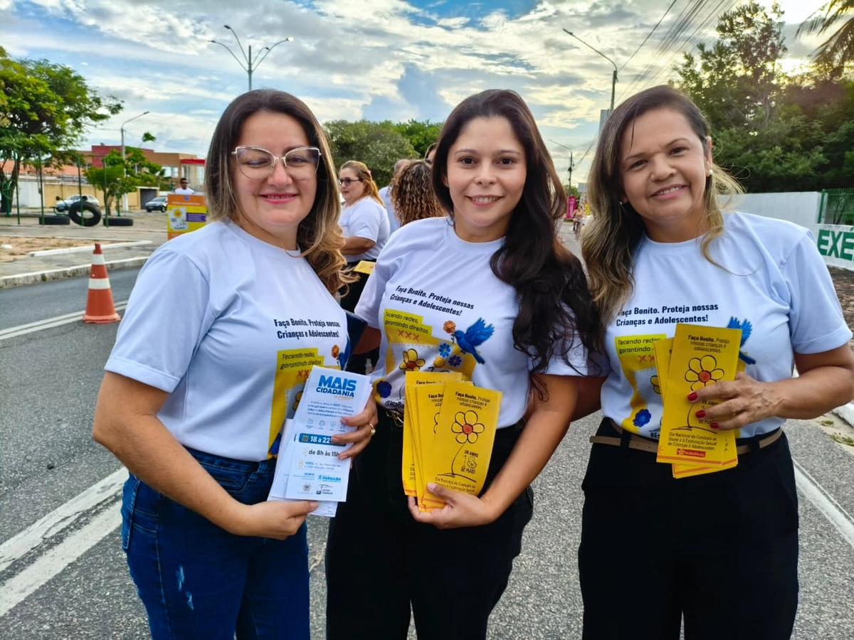 Blitz da Proteção leva alerta contra abuso infantil às ruas de Parnaíba