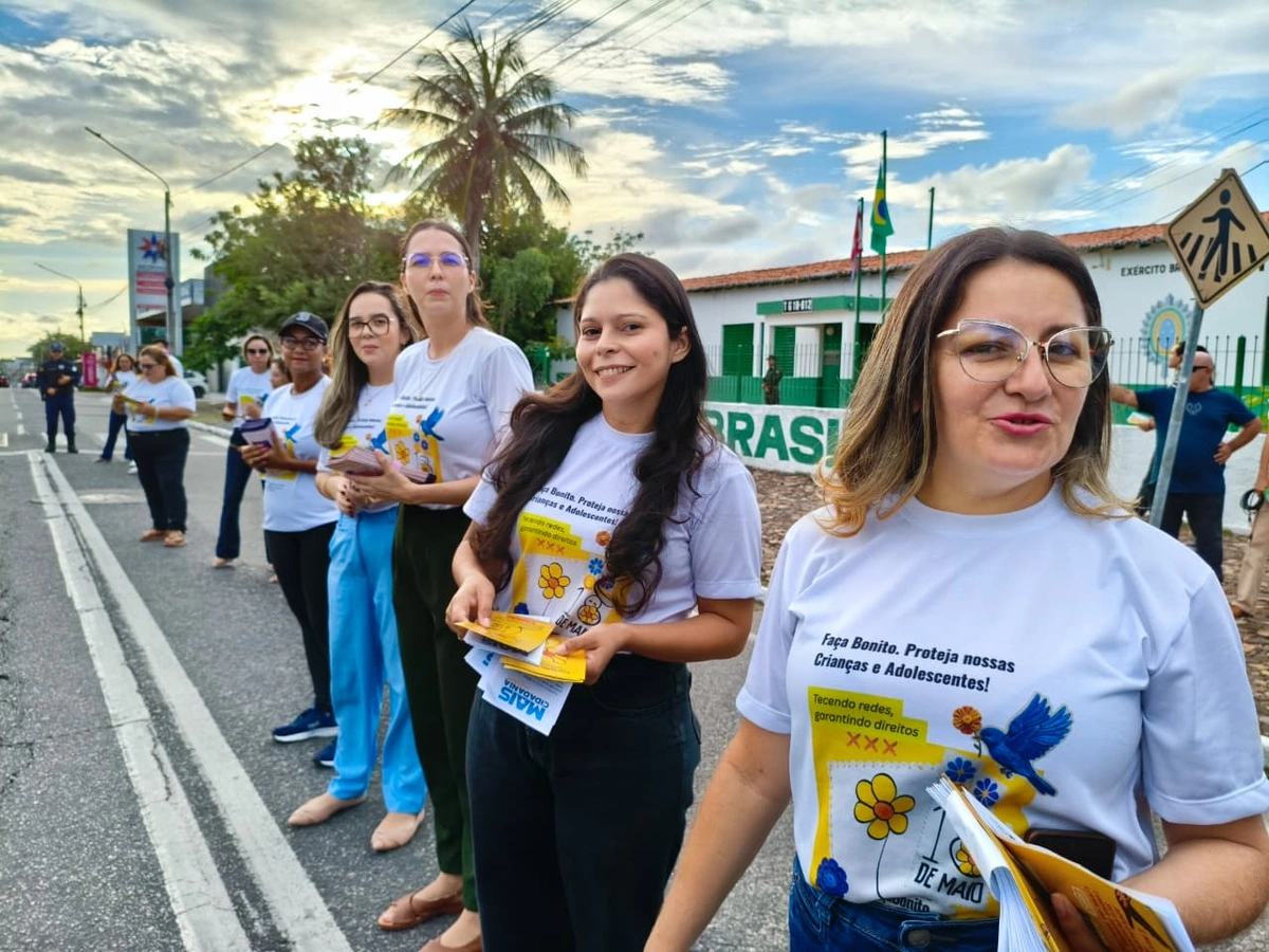 Blitz da Proteção leva alerta contra abuso infantil às ruas de Parnaíba