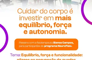 Bom Jesus promove palestra sobre prevenção de quedas no CIS (Foto: Reprodução)