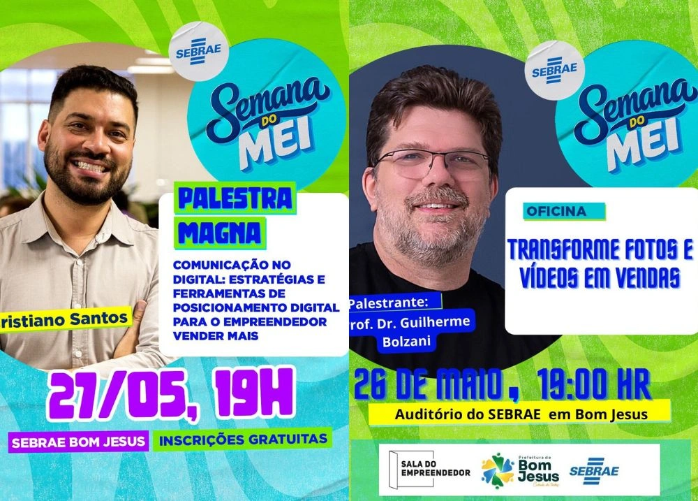 Bom Jesus realiza palestras gratuitas sobre vendas e posicionamento digital