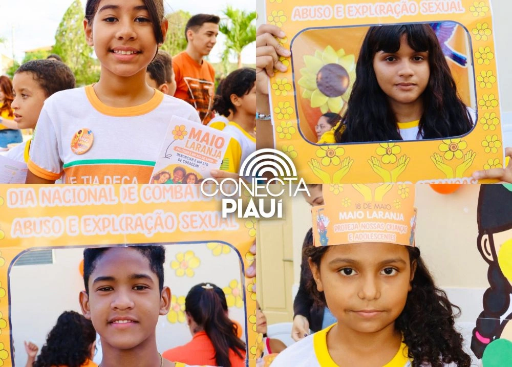 Buriti dos Montes promove ação do Maio Laranja com alunos da rede municipal