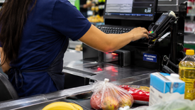 Caixa de supermercado (Foto: Reprodução)