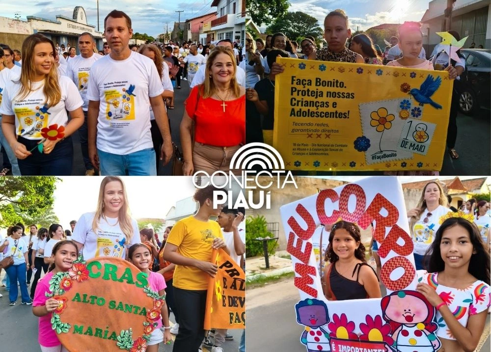 Caminhada “Faça Bonito” mobiliza Parnaíba contra abuso infantil
