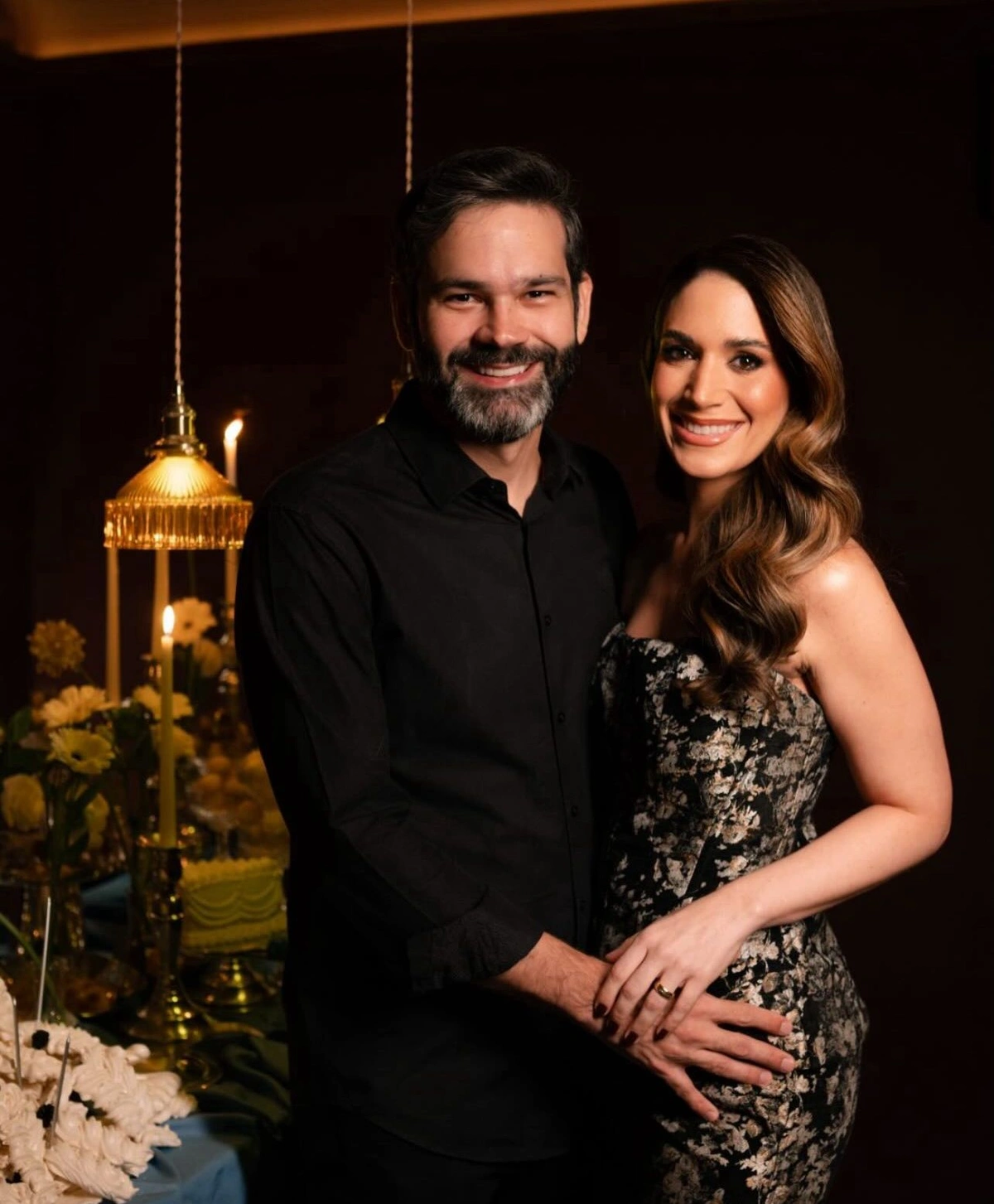 Casal de médicos Gutemberg Soares e Roberta Quintela celebraram aniversário em THE