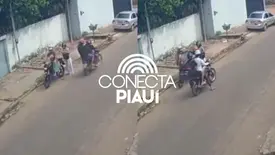 Casal é assaltado por dupla criminosa no bairro Benedito em Timon (Foto: Reprodução)